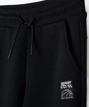 Jogging ajusté avec bas de jambe zippé garçon vue2 - GEMO (ENFANT) - GEMO