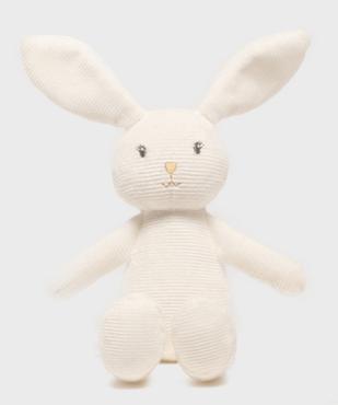 Doudou lapin en velours côtelé bébé vue1 - GEMO (ACCESS) - GEMO