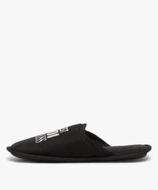Mules d’intérieur homme avec inscription humoristique vue3 - GEMO(HOMWR HOM) - GEMO