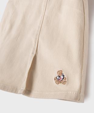 Jupe short en coton fille - LuluCastagnette x Alizée vue2 - LULU CASTAGNETTE G4G D - GEMO