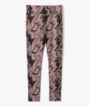 Leggings de sport imprimé avec large ceinture fille vue1 - GEMO (JUNIOR) - GEMO