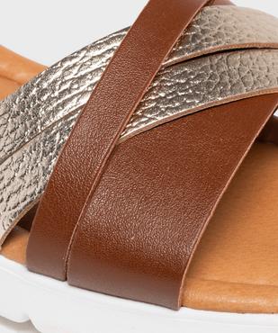 Sandales à talon compensé et semelle sport femme - Valentina Baldano vue6 - VALENTINA BALDA - GEMO