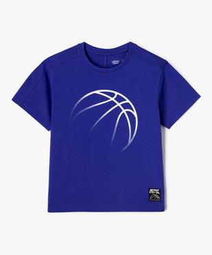 Tee-shirt manches courtes coupe oversize thème sport garçon vue1 - GEMO 4G GARCON - GEMO