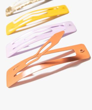 Pinces à cheveux fille rectangulaires (lot de 4) vue2 - GEMO (ACCESS) - GEMO