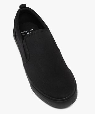 Baskets en toile à enfiler style slippers homme - Urban Steps vue5 - URBAN STEPS - GEMO