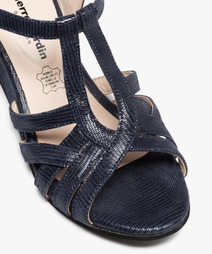 Sandales femme à fines brides en cuir – Pierre Cardin vue6 - PIERRE CARDIN D - GEMO
