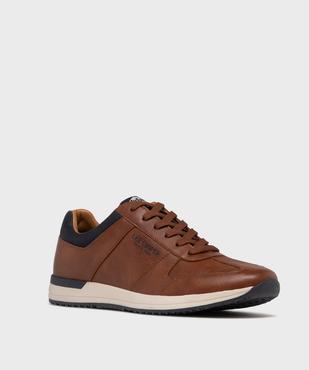 Baskets de ville avec col contrastant homme - Lee Cooper vue3 - LEE COOPER - GEMO