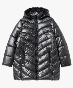 Blouson long matelassé à capuche femme grande taille vue4 - GEMO 4G GT - GEMO