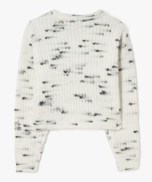 Pull court en grosse maille fille vue4 - GEMO (JUNIOR) - GEMO