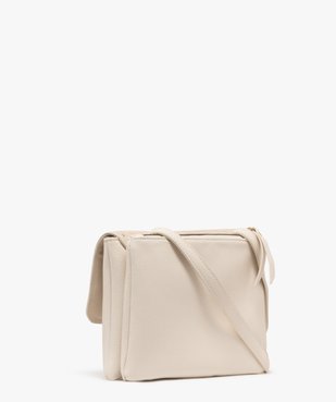 Sac de soirée avec rabat pailleté porté croisé femme vue2 - GEMO (ACCESS) - GEMO