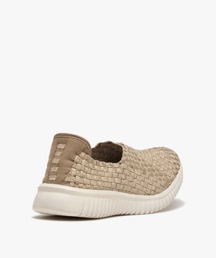 Baskets femme tressées sans lacets extra légères vue4 - GEMO (SPORTSWR) - GEMO