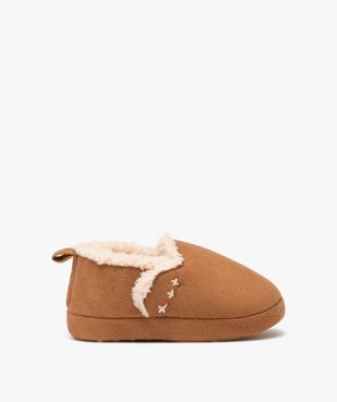 Chaussons garçon unis boots fourrées à scratch vue1 - GEMO 4G GARCON - GEMO
