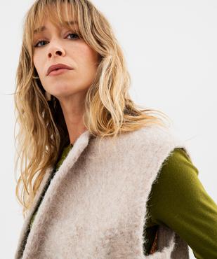 Gilet sans manches coupe oversize femme vue2 - GEMO(FEMME PAP) - GEMO