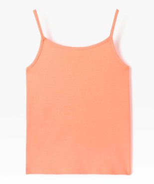 Débardeur fille à fines bretelles vue4 - GEMO (ENFANT) - GEMO