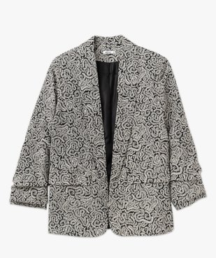 Veste à manches ¾ froncées femme vue4 - GEMO(FEMME PAP) - GEMO