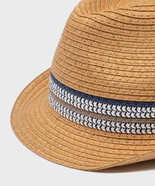 Chapeau de paille avec tresses colorées garçon vue2 - GEMO (ACCESS) - GEMO