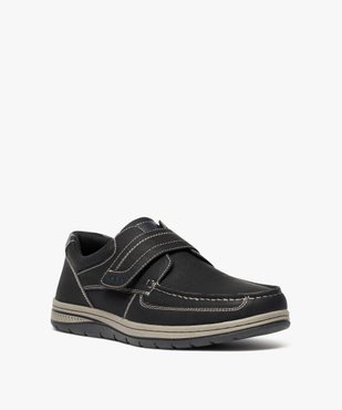 Chaussures bateau homme confort fermeture scratch vue8 - G'FLEX - GEMO