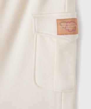 Jupe longue en maille sweat fille vue2 - GEMO 4G FILLE - GEMO