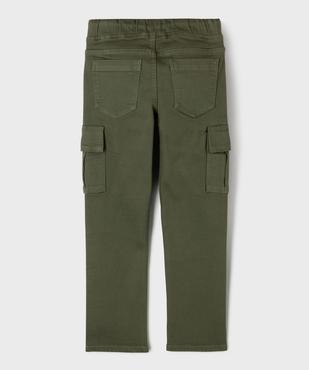 Pantalon cargo résistant à taille réglable garçon vue4 - GEMO (ENFANT) - GEMO