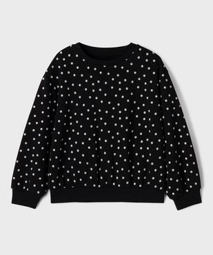 Sweat ample imprimé fille vue1 - GEMO 4G FILLE - GEMO