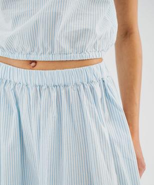 Jupe ample à rayures femme vue2 - GEMO(FEMME PAP) - GEMO
