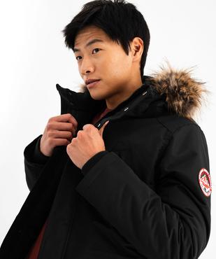 Parka à capuche en fourrure imitation amovible homme - Tokyo Laundry vue2 - TOKYO LAUNDRY - GEMO