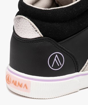 Baskets femme mid-cut unies à lacets - Alma Planète vue6 - ALMA PLANETE - GEMO