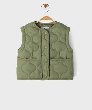 Blouson matelassé avec manches amovibles bébé fille vue4 - GEMO(BEBE DEBT) - GEMO