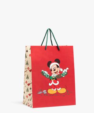 Sac cadeau spécial Noël avec motif Mickey vue1 - DISNEY - GEMO