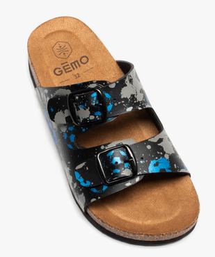 Mules garçon à double brides à boucle imprimées vue5 - GEMO (ENFANT) - GEMO