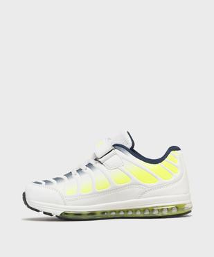 Baskets à scratch avec tige colorée garçon - Airness vue3 - AIRNESS - GEMO