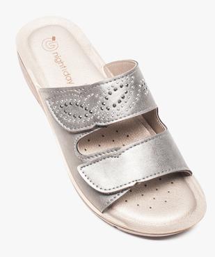 Mules confort strass et paillettes vue5 - GEMO (CONFORT) - GEMO