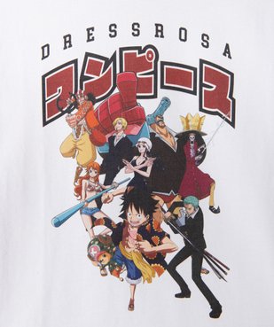 Tee-shirt à manches courtes avec motif XXL garçon - One Piece vue3 - ONE PIECE - GEMO