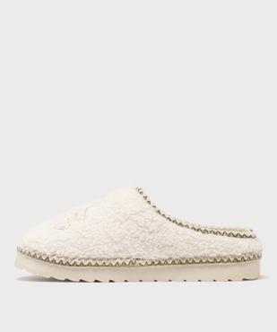 Chaussons mules en sherpa femme - LuluCastagnette vue3 - LULUCASTAGNETTE - GEMO