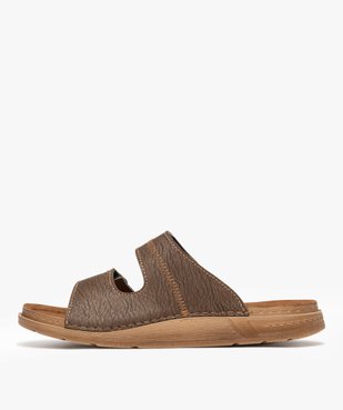Sandales mules confort 2 brides scratch homme vue9 - G'FLEX - GEMO