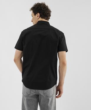 Chemise homme à manches courtes coupe Regular - Repassage facile vue7 - GEMO (HOMME) - GEMO