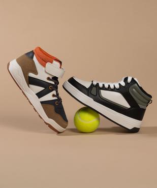 Baskets montantes à lacets et zip garçon - 5 Miles vue6 - 5 MILES - GEMO