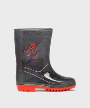 Bottes de pluie garçon à semelle contrastante - Spiderman vue7 - SPIDERMAN - GEMO