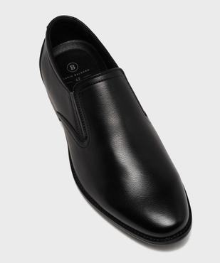 Derbies slip-on en cuir imitation lisse homme - Mario Baldano vue5 - MARIO BALDANO - GEMO