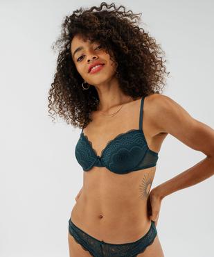 Soutien-gorge corbeille en dentelle à armatures vue1 - GEMO(HOMWR FEM) - GEMO