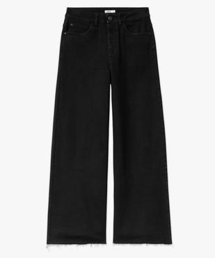 Jean wide leg court taille haute femme vue4 - GEMO 4G FEMME - GEMO
