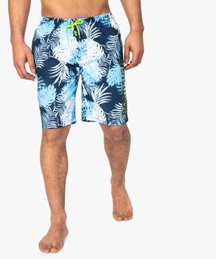 Short de bain homme motif tropical - Roadsign vue2 - ROADSIGN D - GEMO