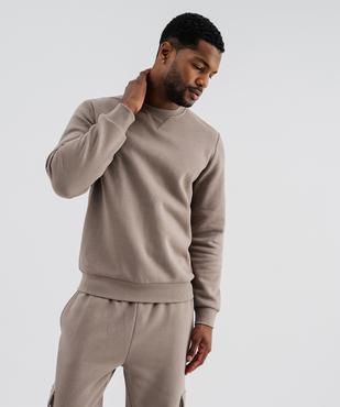 Sweat en molleton doux homme vue2 - GEMO 4G HOMME - GEMO