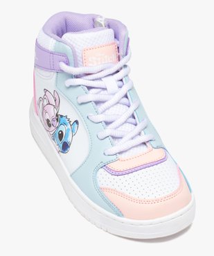 Baskets fille mid-cut pastel à zip imprimées Stitch et Angel - Disney vue5 - LILO & STITCH - GEMO
