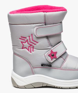 Bottes après-ski fille avec fermeture scratch vue6 - GEMO (EQUIPT) - GEMO