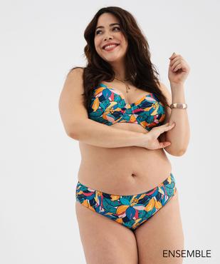 Ensemble de maillot de bain à imprimé coloré pour femme grande taille - GEMO