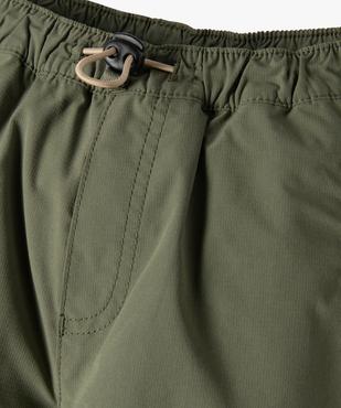 Pantalon parachute doublé à chevilles élastiquées garçon vue4 - GEMO (ENFANT) - GEMO