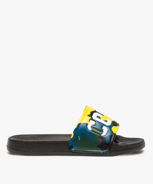 Mules de piscine garçon dessus camouflage fluo "Cool" vue1 - GEMO (ENFANT) - GEMO