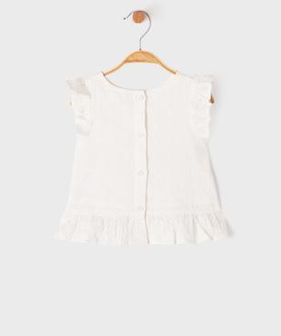 Blouse sans manches à motifs brodés bébé fille vue4 - GEMO(BEBE DEBT) - GEMO