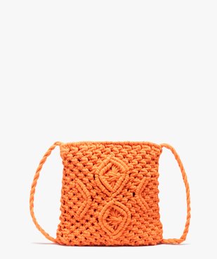 Sac bandoulière femme en maille tressée vue1 - GEMO (ACCESS) - GEMO